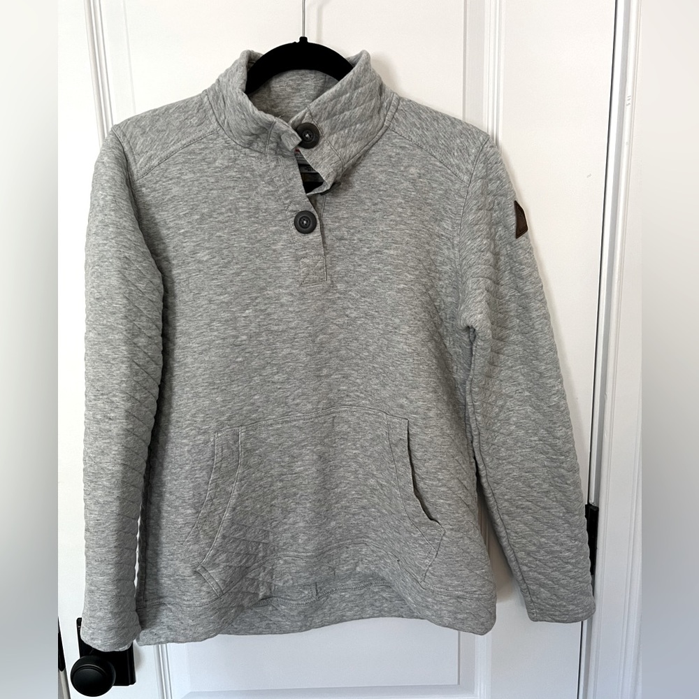 Avalanche Gray Quilted Pullover - image 1